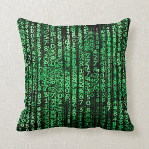 Matrix-Technologie-Daten Kissen