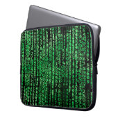 Matrix-Technologie-Daten Laptopschutzhülle (Vorderseite Links)