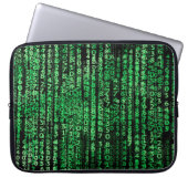 Matrix-Technologie-Daten Laptopschutzhülle (Vorderseite)