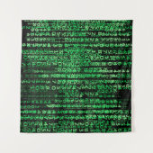 Matrix-Technologie-Daten Wandteppich (Vorderseite (Horizontal))