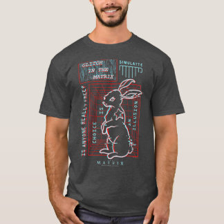 Matrix White Kanbit Glitch T-Shirt