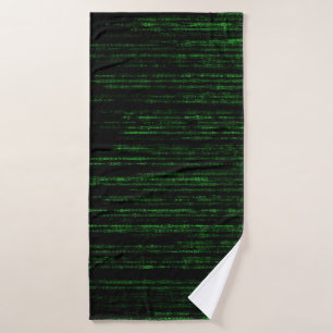 Matrixcode Badehandtuch