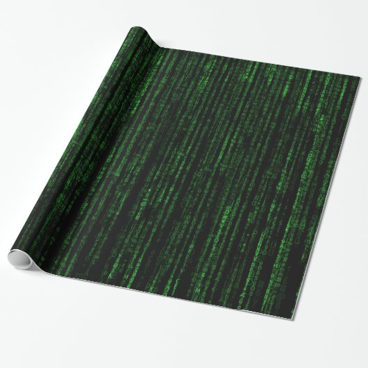 Matrixcode Geschenkpapier (Ungerollt)