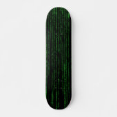 Matrixcode Skateboard (Vorne)