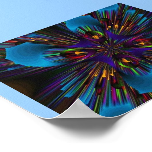 Matrixexplosion Poster (Ecke)