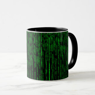 Matrixhintergrund Tasse