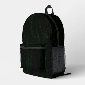 Matrixstil Bedruckter Rucksack