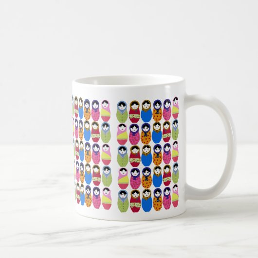 Matrjoschka-Puppe Kaffeetasse (Rechts)