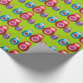 Matrjoschka-Puppen Geschenkpapier (Ecke)