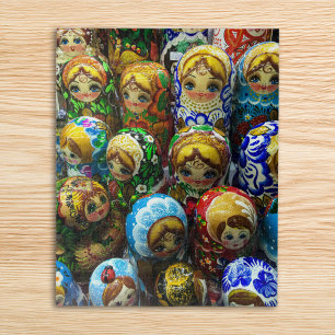 Matrjoschka-Puppen-Souvenir-Kiosk-Reisefoto Puzzle