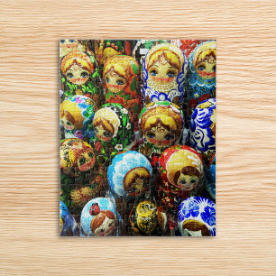 Matrjoschka-Puppen-Souvenir-Kiosk-Reisefoto Puzzle