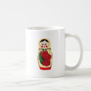 Matrjoška Puppe   2 x-Bild Kaffeetasse