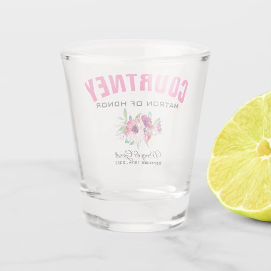 MATRON OF EONOR WEDDERPARTY SHOT GLASS SCHNAPSGLAS (Rückseite)