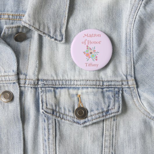 Matron of Honor Brautparty Button (Beispiel)