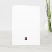 Matron of Honor Bridesmaid BW Request Einladung (Rückseite)