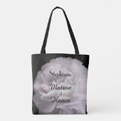 Matron of Honor, Name, Pale Pink Rose Tasche (Rückseite)