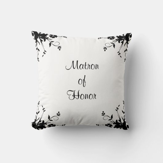 Matron of Honor Personalisiert Mojo Pillow Kissen (Vorderseite)