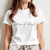 Matron of Honor Shirt - Elegantes T-Shirt für Hoch