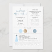 Matron of Honor Vorschlag & Information (Vorderseite)