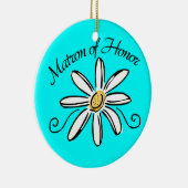 Matron of Honor Wedding Keramik Ornament (Rechts)