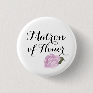 Matron of Honor Wedding Pinback Buttons Abzeichen