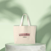 Matron of Honour Elegant Script Tote Bag Jumbo Stoffbeutel