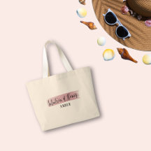 Matron of Honour Elegant Script Tote Bag