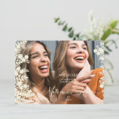 Matron of Honour Vorschlag botanische Rahmen Foto (Stehend Vorderseite)