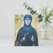 Matrona von Moskau - Orthodoxe Christliches Symbol Postkarte (Stehend Vorderseite)