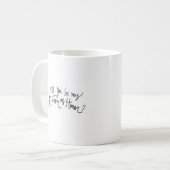 Matrone der Ehre? Blonde Kaffeetasse (Vorderseite Links)