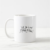 Matrone der Ehre? Blonde Kaffeetasse (Links)