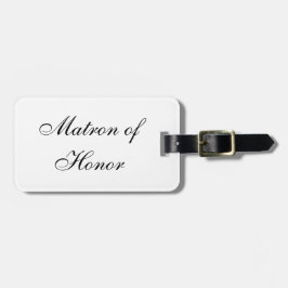 "Matrone der Ehre" Gepäckanhänger