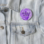 MATRONE DER EHRE - Lavendel-Rosenknopf Button (Beispiel)