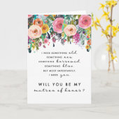 Matrone der Ehrenantrag-Karte, Ashley Sammlung Karte (Gelbe Blume)