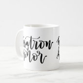 Matrone der Ehrenkalligraphie-Tasse Kaffeetasse (Vorderseite Links)