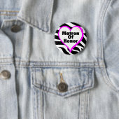 Matrone der Ehrenzebra-Streifen Button (Beispiel)