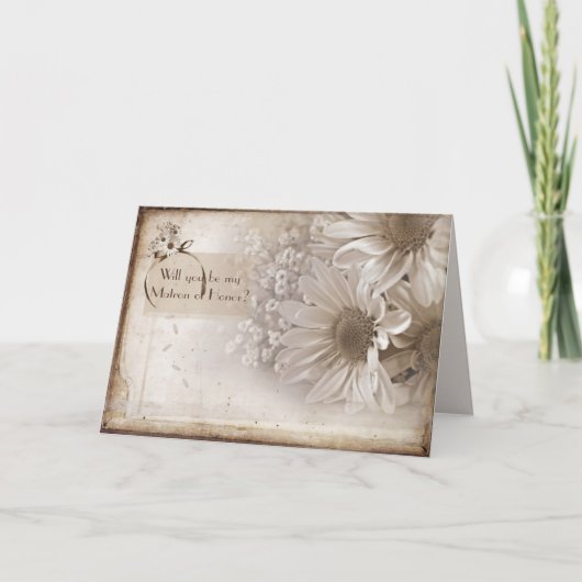 Matrone des Ehrenantrags Einladung (Vorderseite)