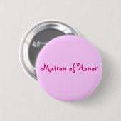 Matrone des Ehrenknopfes Button (Vorne & Hinten)