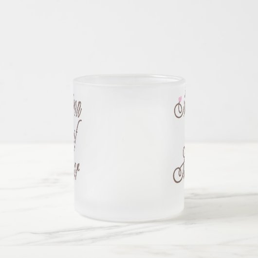 Matrone des Ehrennoblen Brauns Mattglastasse (Mittel)