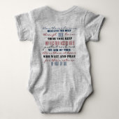 Matrose auf einem U-Boot-Gebet Baby Strampler (Rückseite)