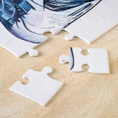 Matrose, der durch ein Teleskop auf entfernte Ho s Puzzle (Seite)