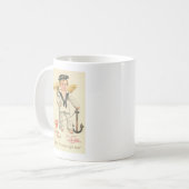 Matrosen-Cupid Kaffeetasse (Vorderseite Links)