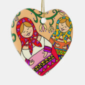 Matroshka Keramikornament (Rechts)
