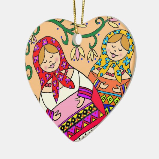 Matroshka Keramikornament (Links)