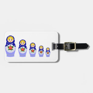 Matryoschka Puppen-Gepäckanhänger Gepäckanhänger