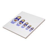 Matryoschka Puppenfliese Fliese (Seite)