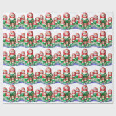 Matryoshka - матрёшка (russische Puppen) Geschenkpapier (Flach)