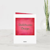 Matryoshka Babushka Doll Damask Birthday Card Karte (Rückseite)