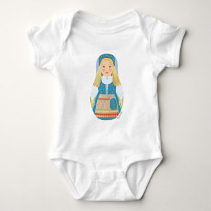 Matryoshka Baby Bodysuit Strampler