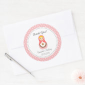 Matryoshka Doll Birthday Danke, Sticker (Umschlag)